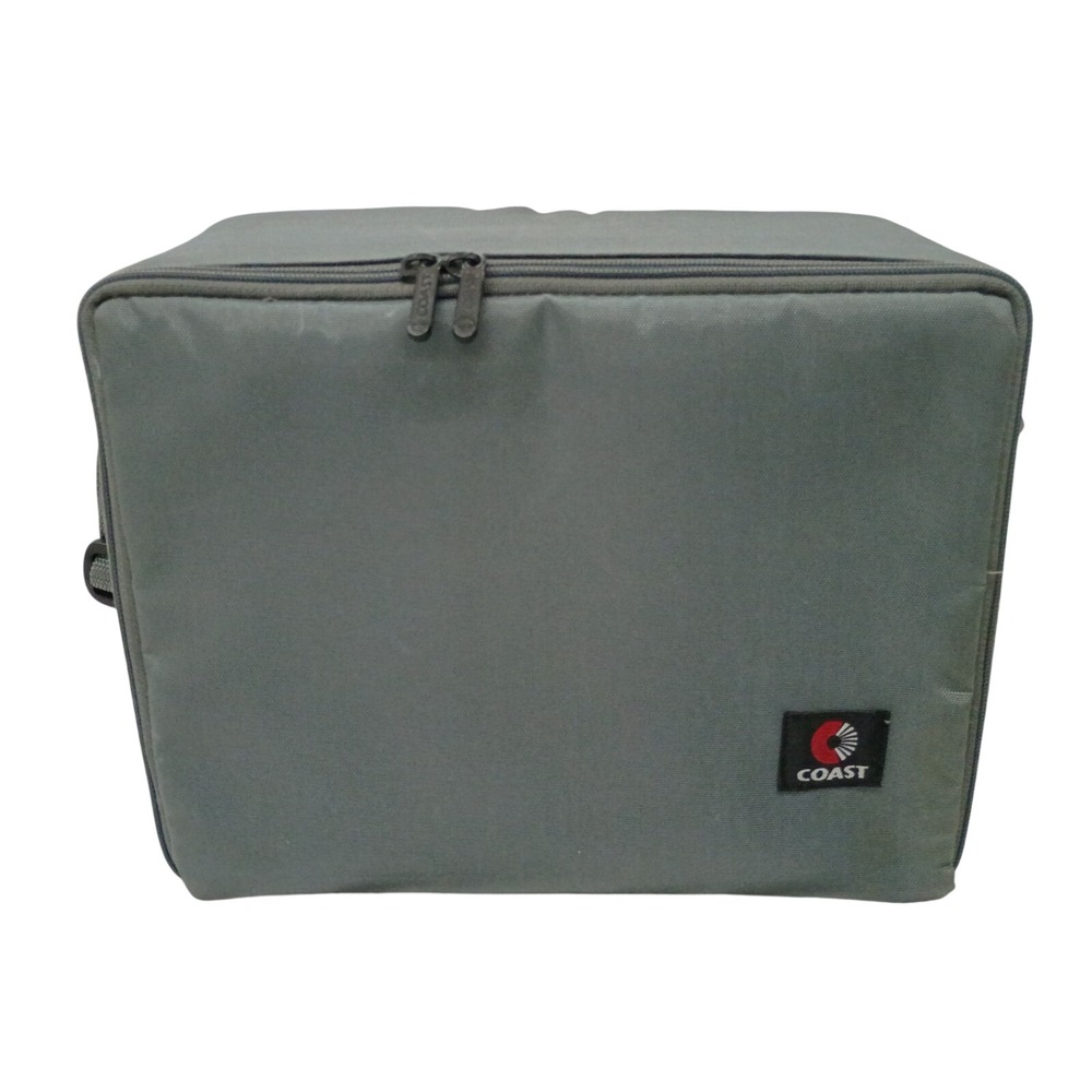 Coast CD Storage Case Portable Zippered Media Disc Organizer Wall Hanging Gray